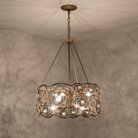 Ethereal Rose 6 Light Chandelier