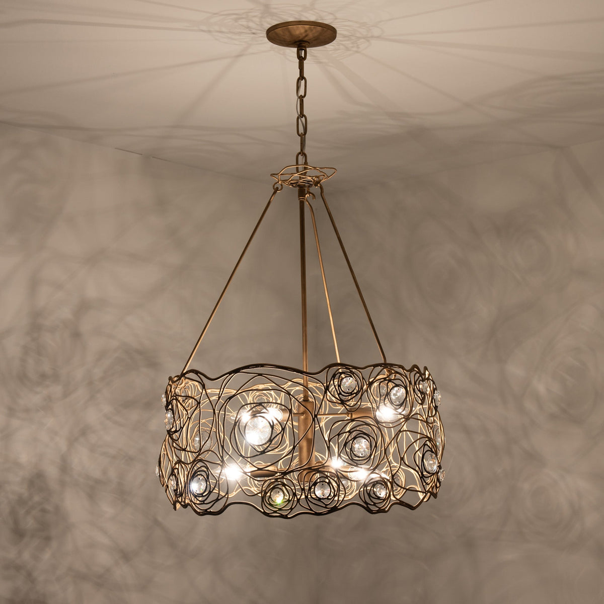 Ethereal Rose 6 Light Chandelier