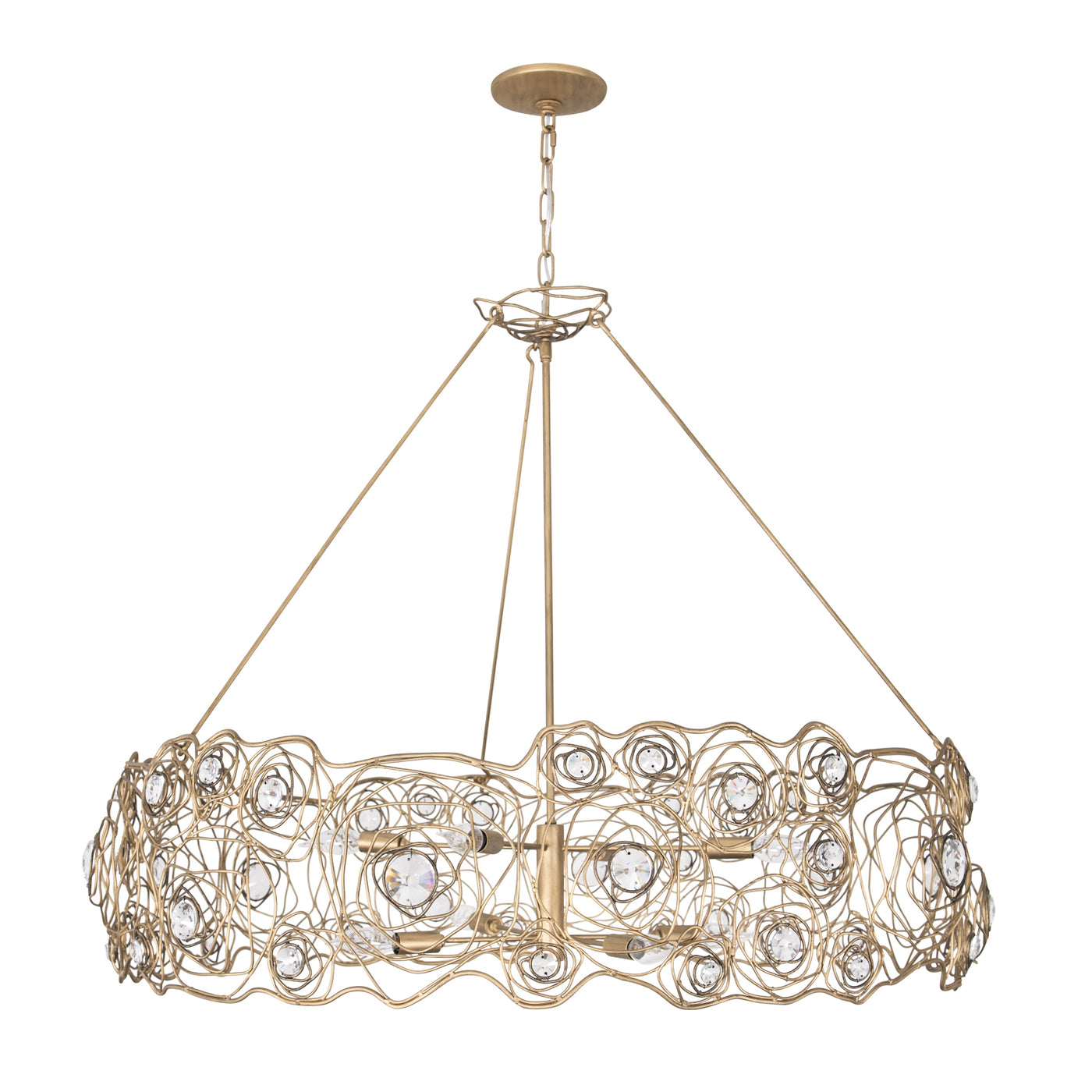 Ethereal Rose 8 Light Chandelier
