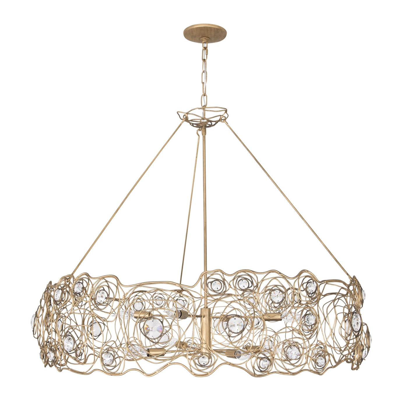 Ethereal Rose 8 Light Chandelier