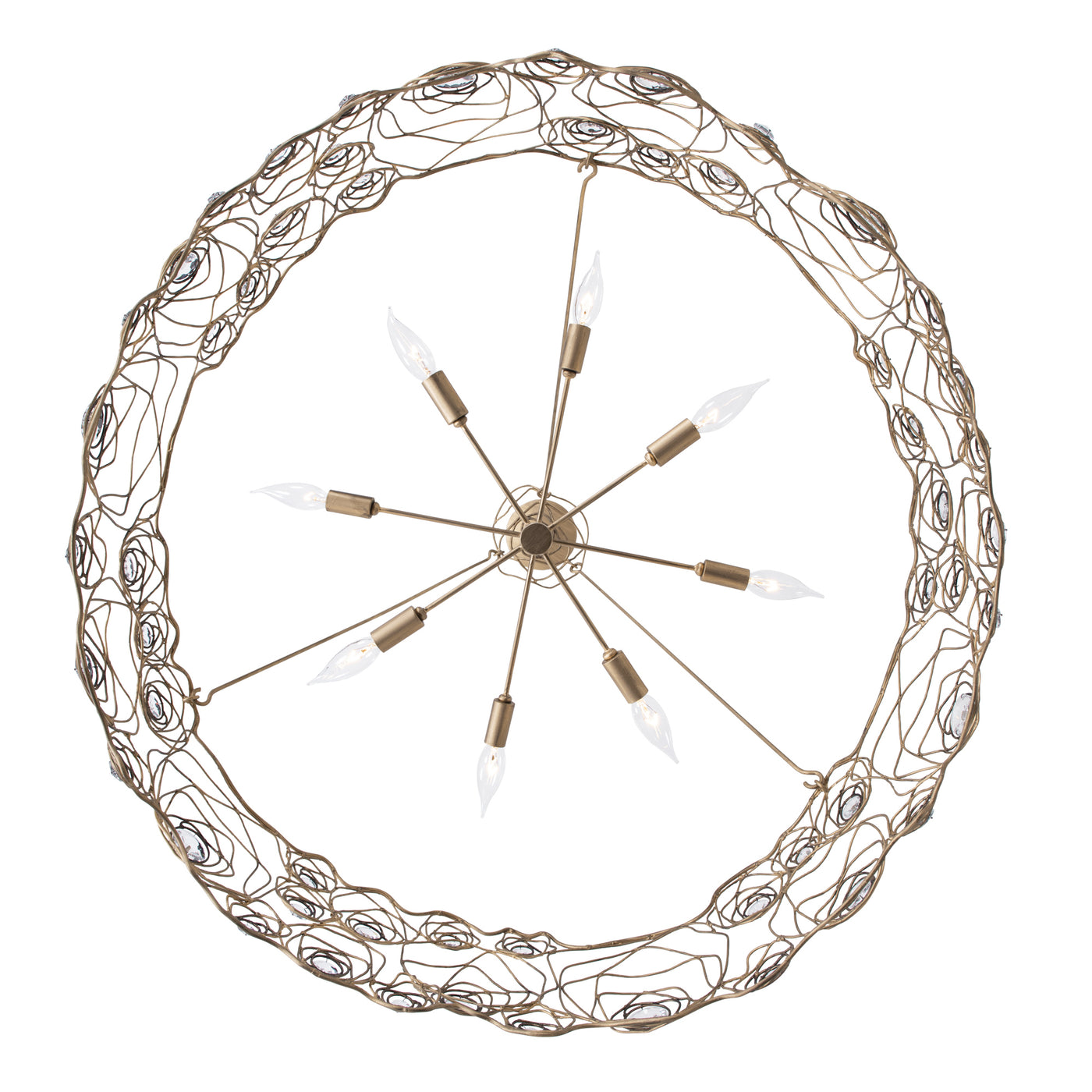 Ethereal Rose 8 Light Chandelier