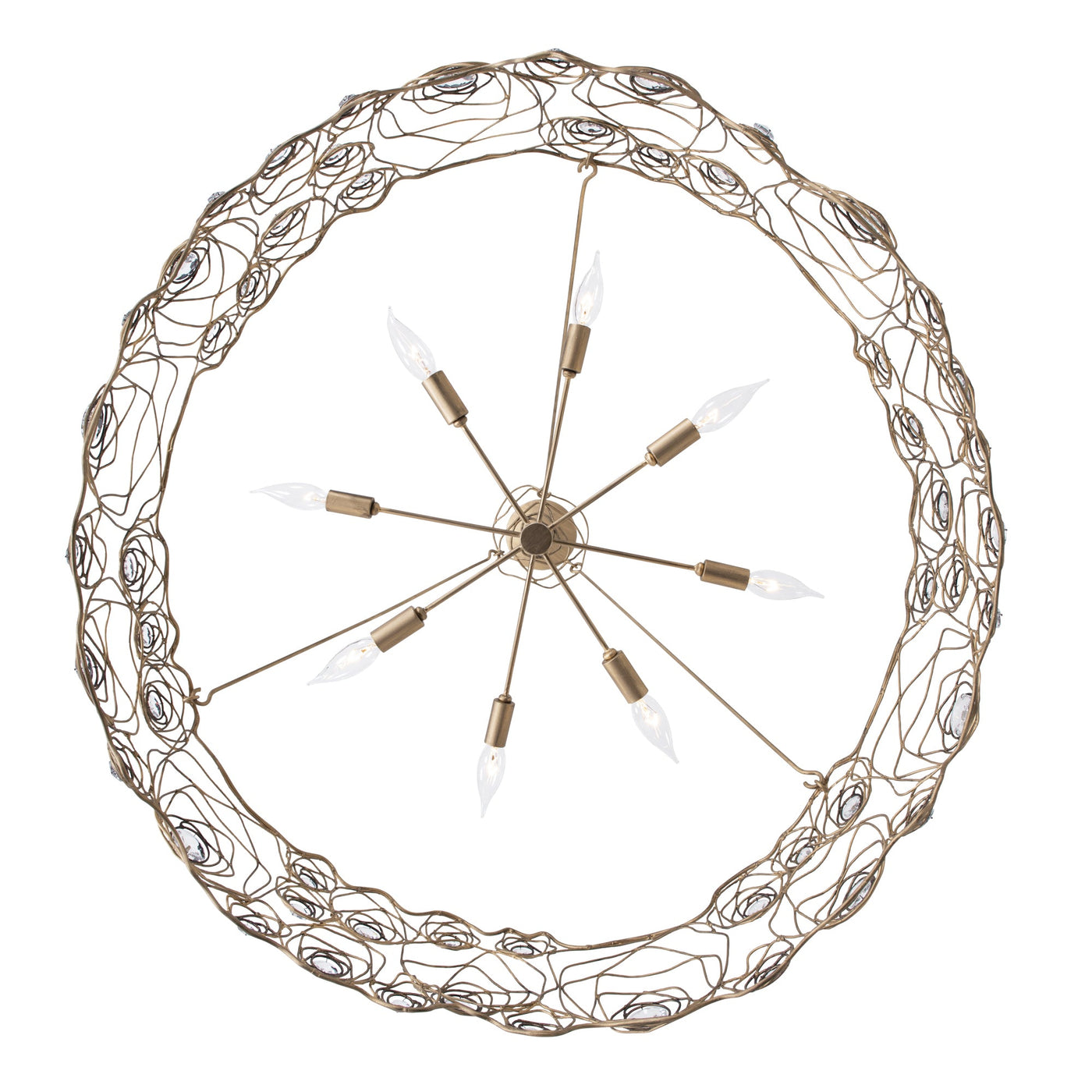 Ethereal Rose 8 Light Chandelier