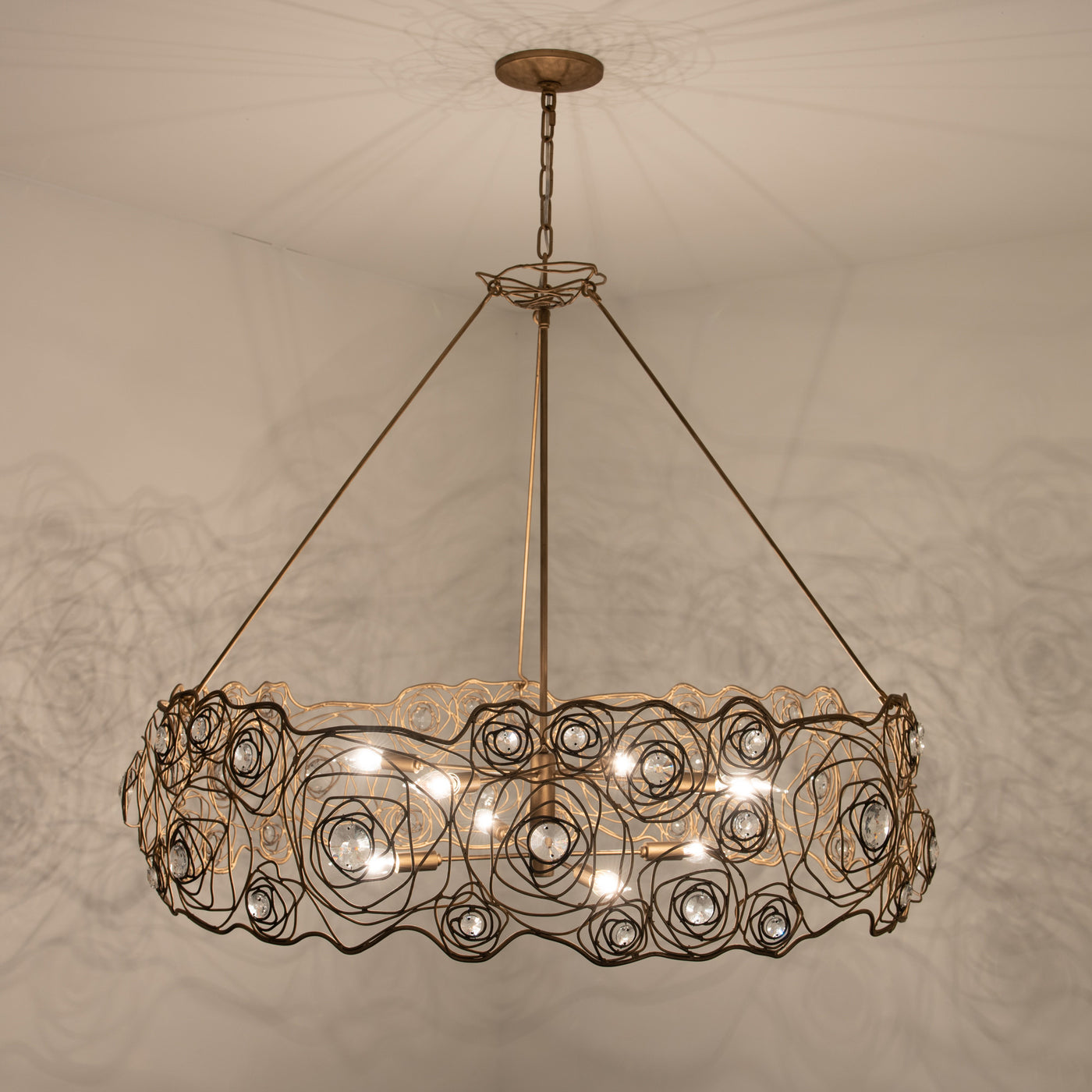 Ethereal Rose 8 Light Chandelier