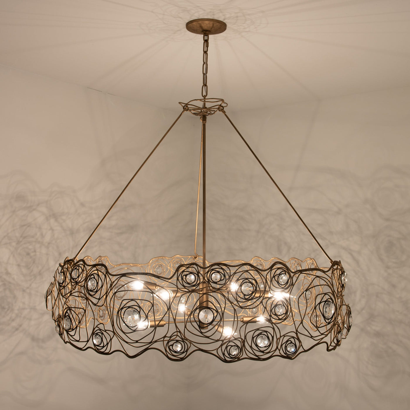 Ethereal Rose 8 Light Chandelier