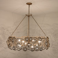 Ethereal Rose 8 Light Chandelier