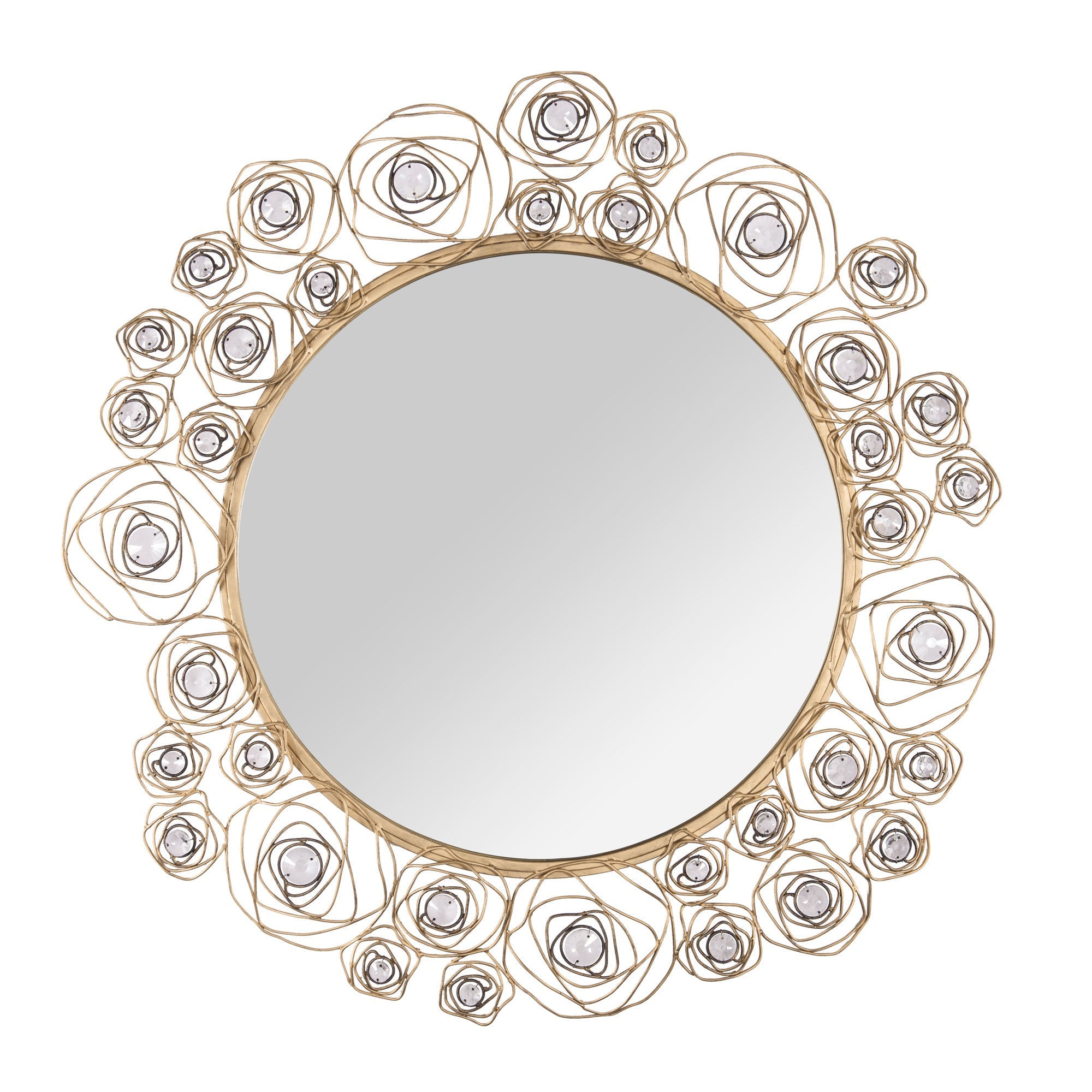 Ethereal Rose 38-in Wall Mirror