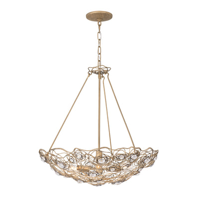 Ethereal Rose 6 Light Inverted Pendant