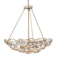Ethereal Rose 6 Light Inverted Pendant