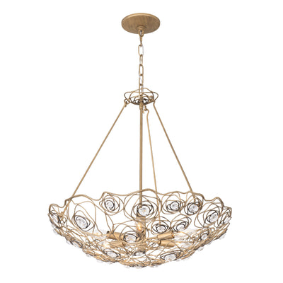 Ethereal Rose 6 Light Inverted Pendant