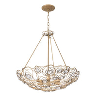 Ethereal Rose 6 Light Inverted Pendant