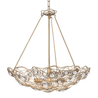 Ethereal Rose 6 Light Inverted Pendant
