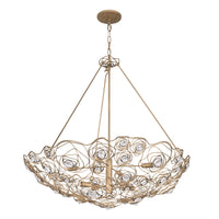 Ethereal Rose 8 Light Inverted Pendant