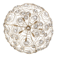 Ethereal Rose 8 Light Inverted Pendant