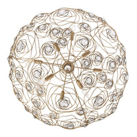 Ethereal Rose 8 Light Inverted Pendant