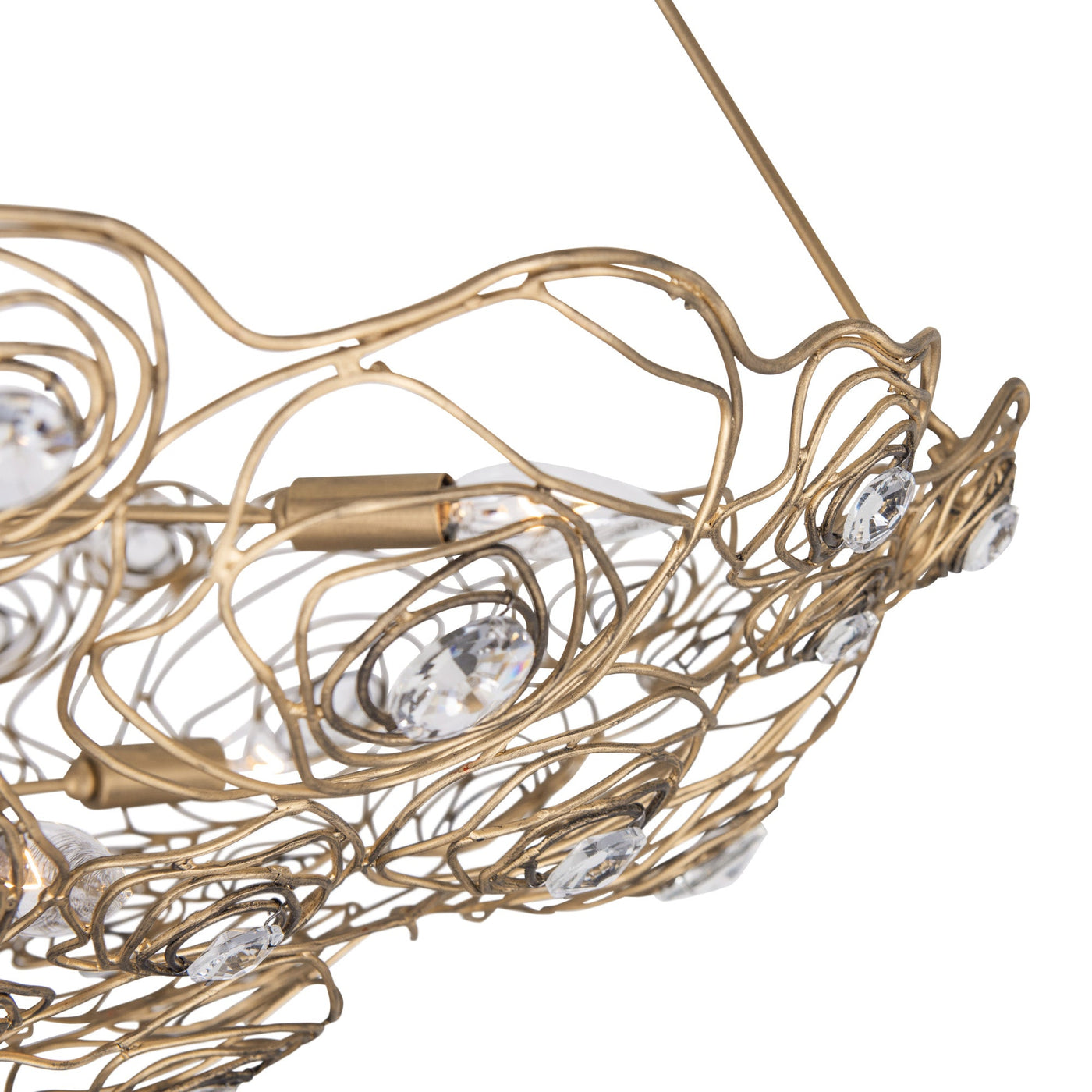 Ethereal Rose 8 Light Inverted Pendant