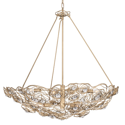 Ethereal Rose 8 Light Inverted Pendant