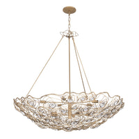 Ethereal Rose 10 Light Inverted Pendant