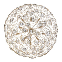 Ethereal Rose 10 Light Inverted Pendant