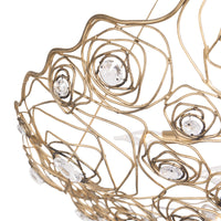 Ethereal Rose 10 Light Inverted Pendant