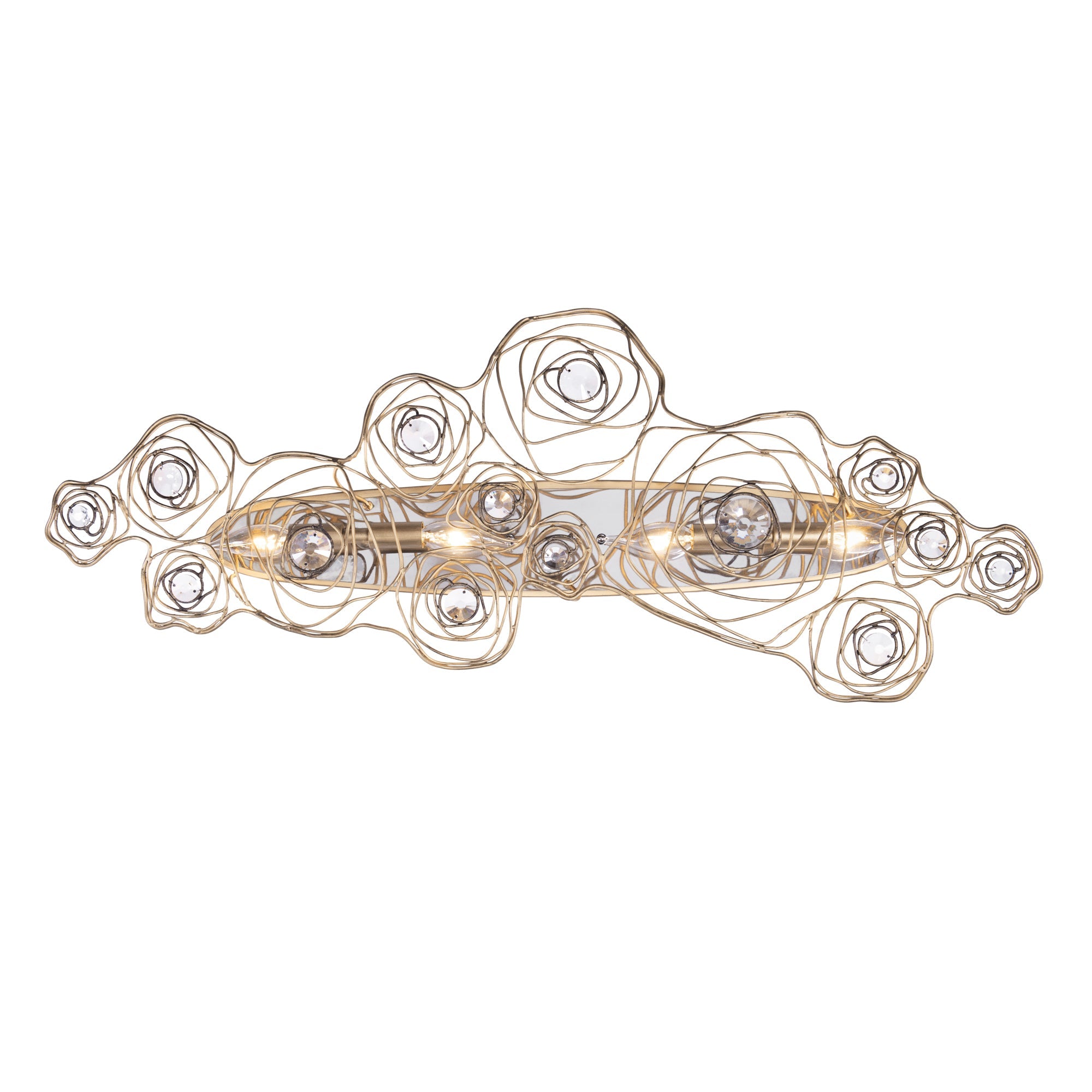 Ethereal Rose 4 Light Wall Sconce