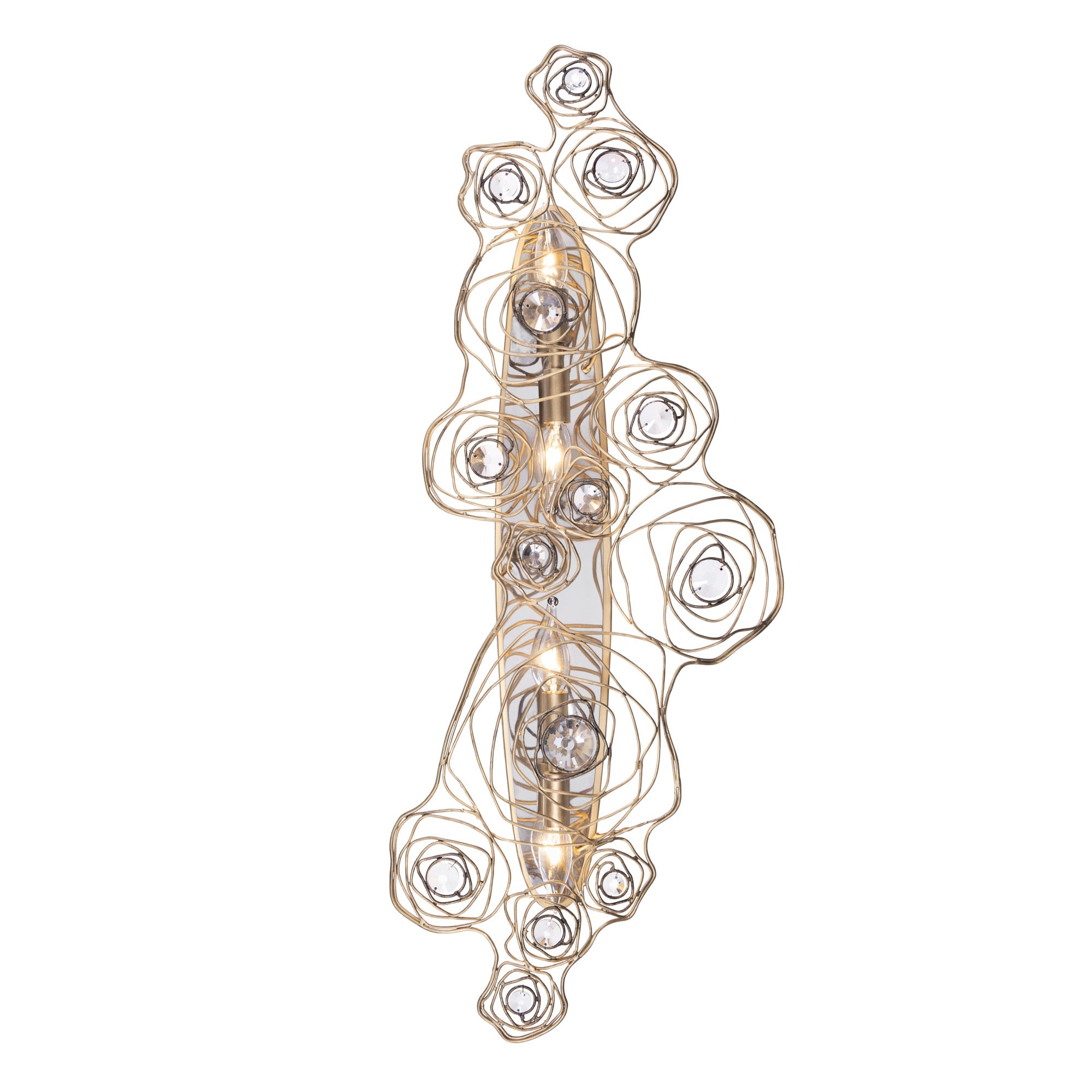 Ethereal Rose 4 Light Wall Sconce