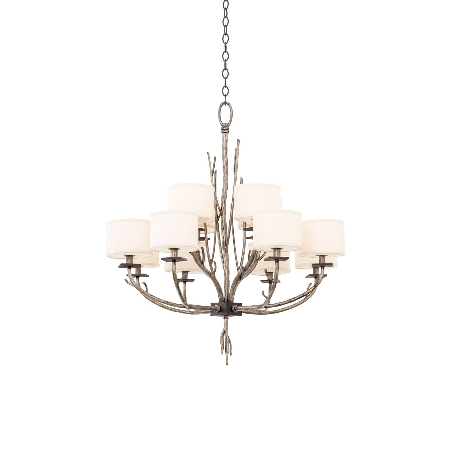 36'' Denali 12 Light Bronze Jewel Tone Chandelier