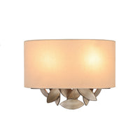 14'' Eden 2 Light Moon Silver Wall Sconce