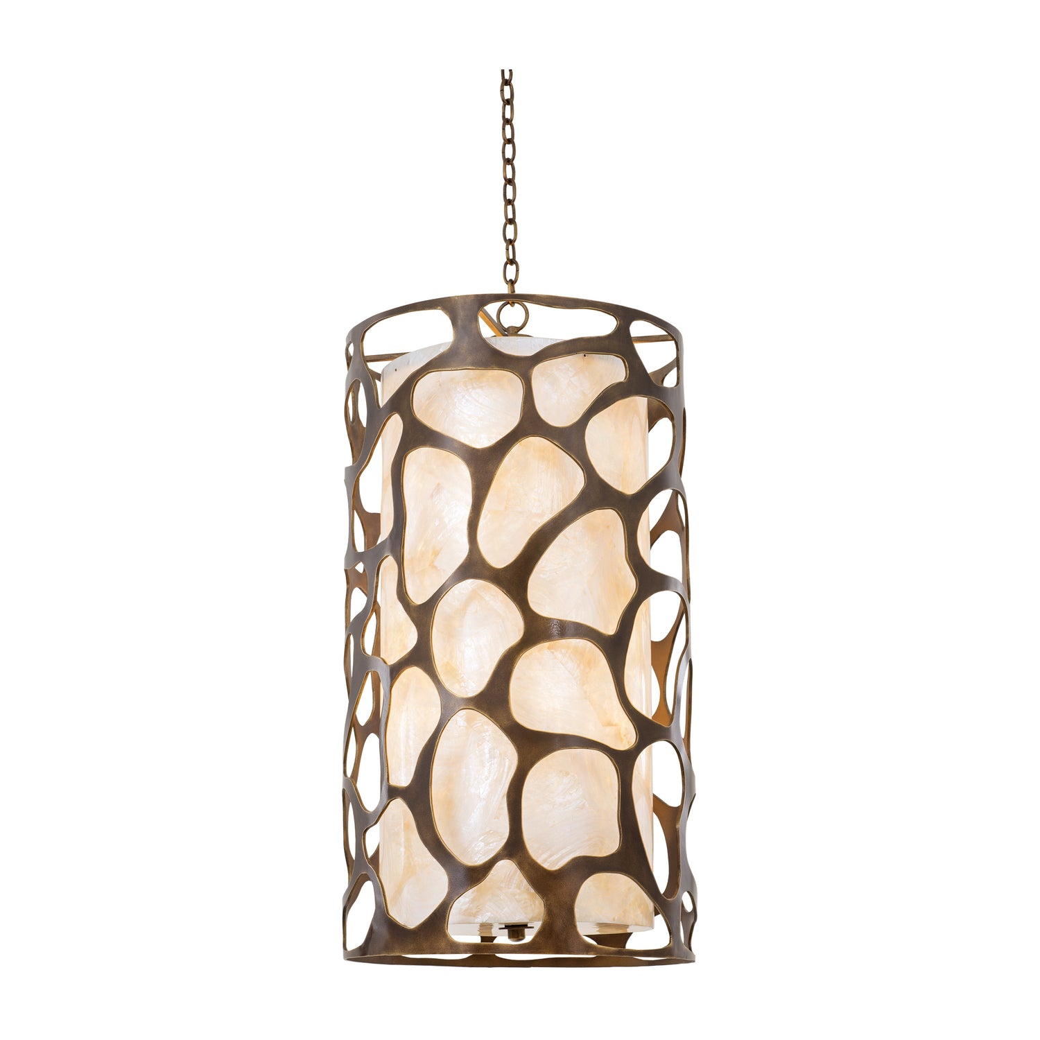 38.5'' Gramercy 6 Light Copper Patina Chandelier