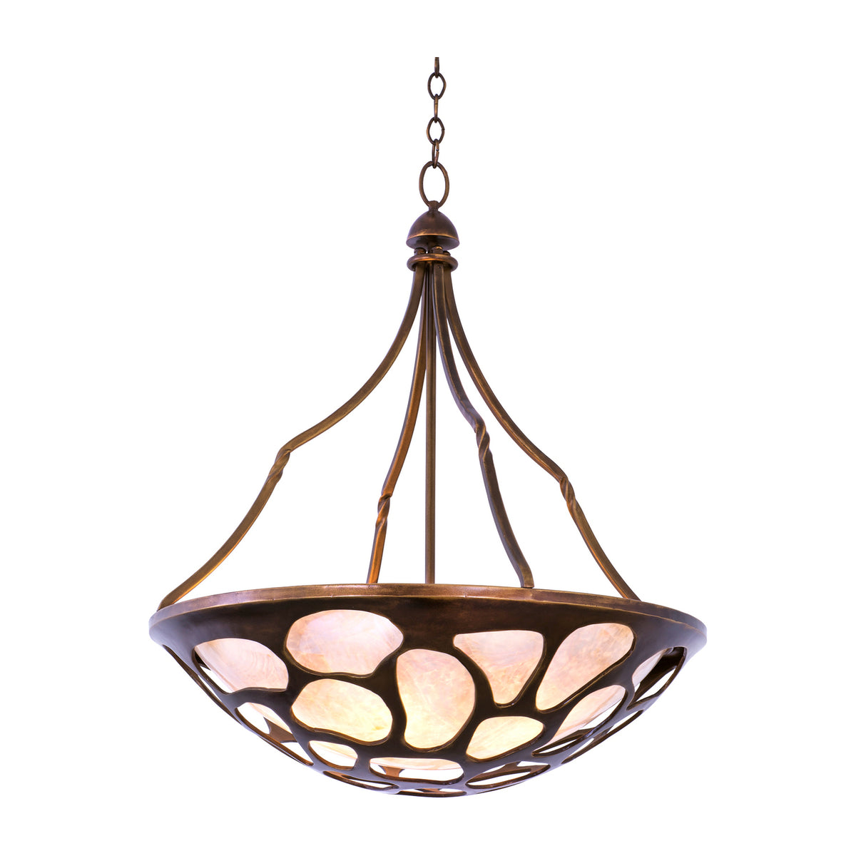 31.5'' Gramercy 5 Light Copper Patina Pendant