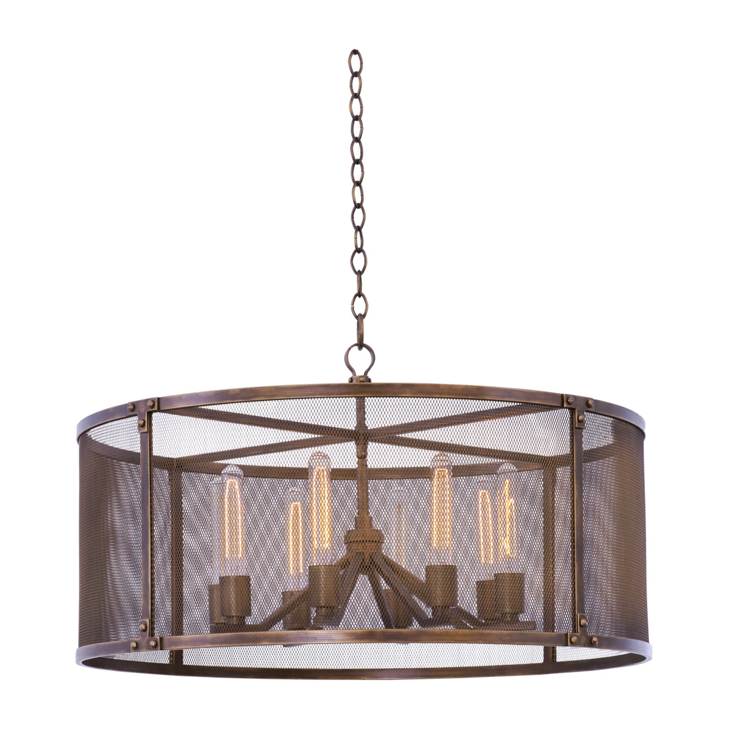 22'' Chelsea 8 Light Copper Patina Chandelier
