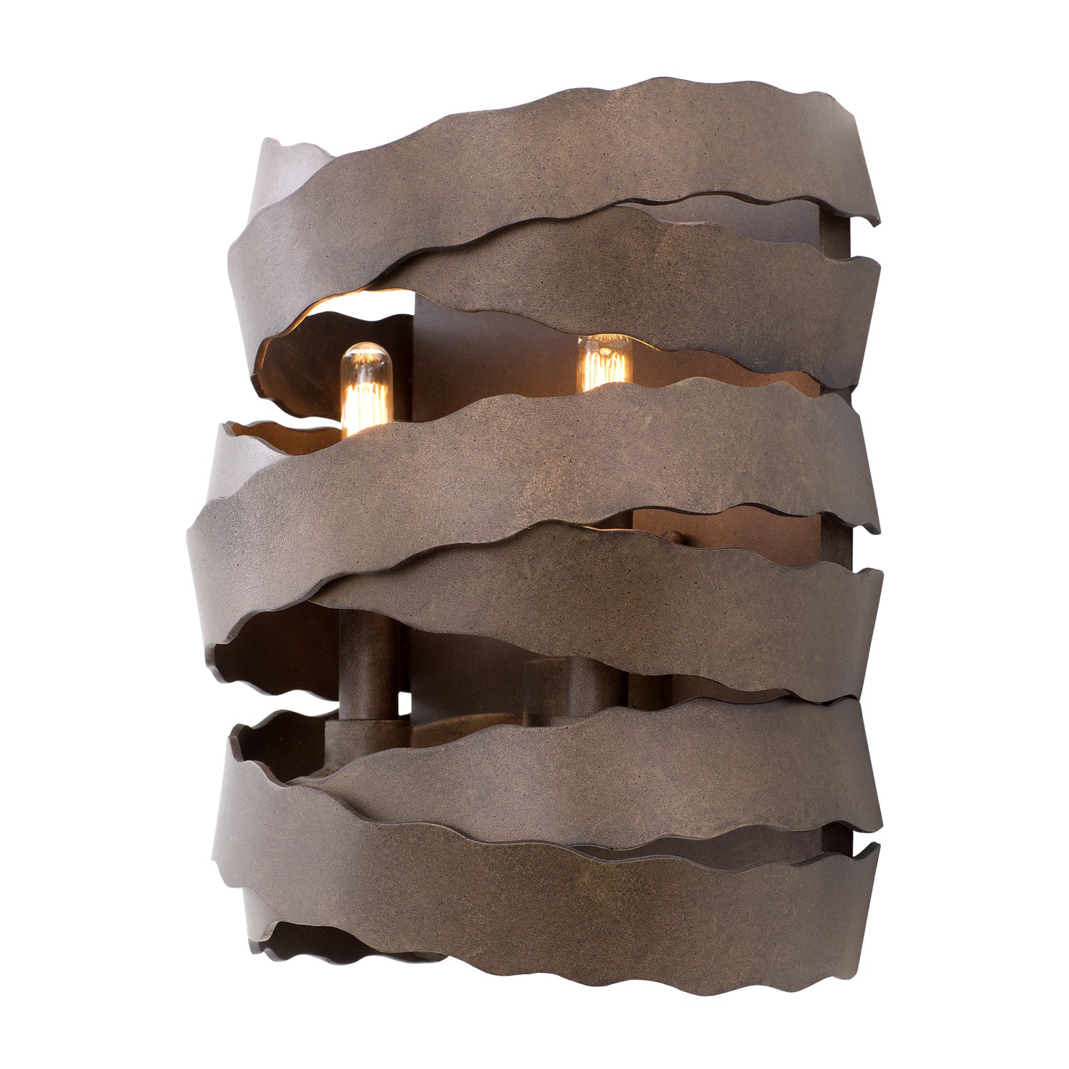 9'' Fulton 2 Light Brownstone Wall Sconce