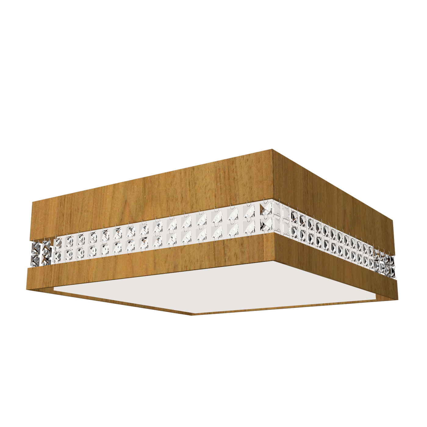5.91'' Modern Crystals LED Accord Flush Mount Light