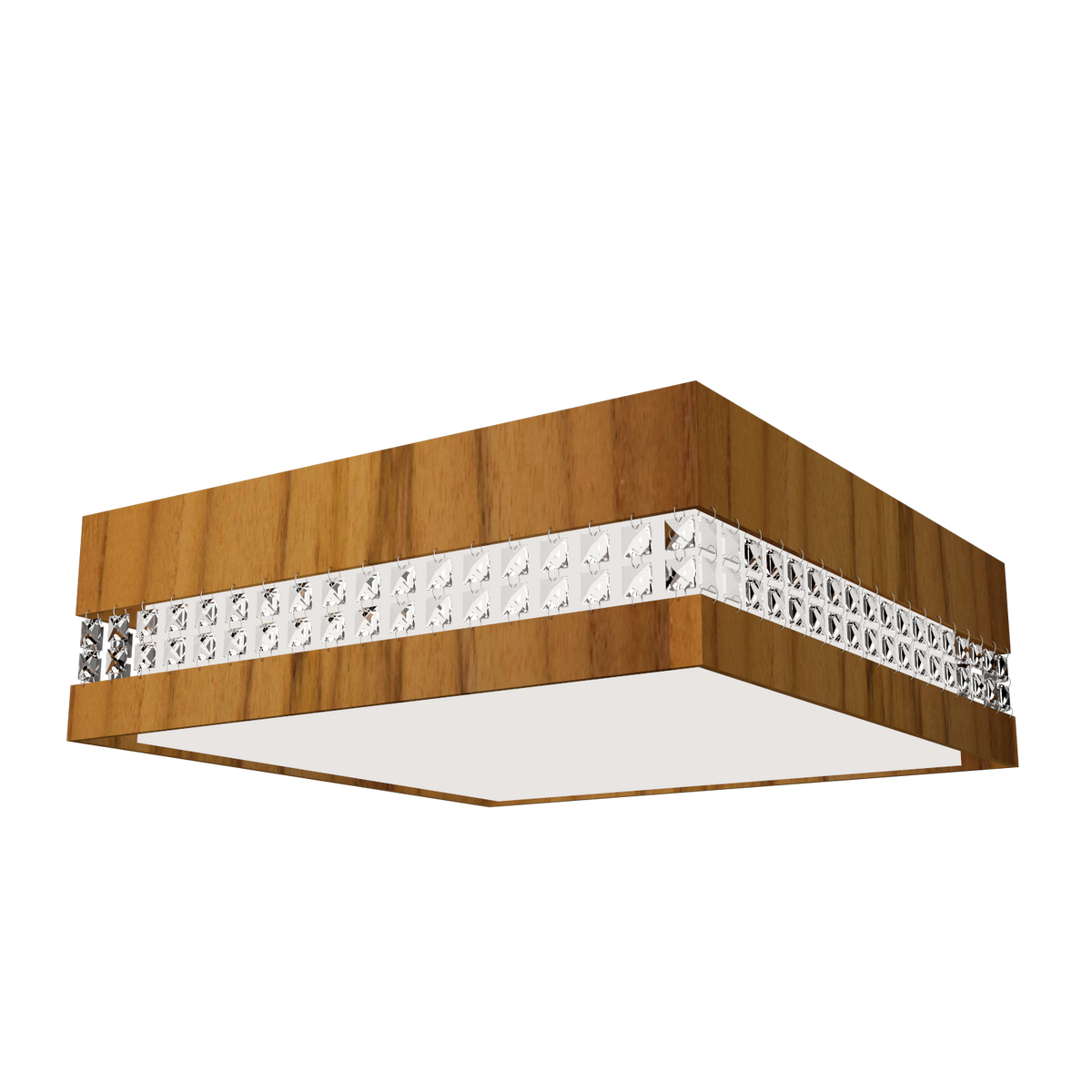 5.91'' Modern Crystals LED Accord Flush Mount Light