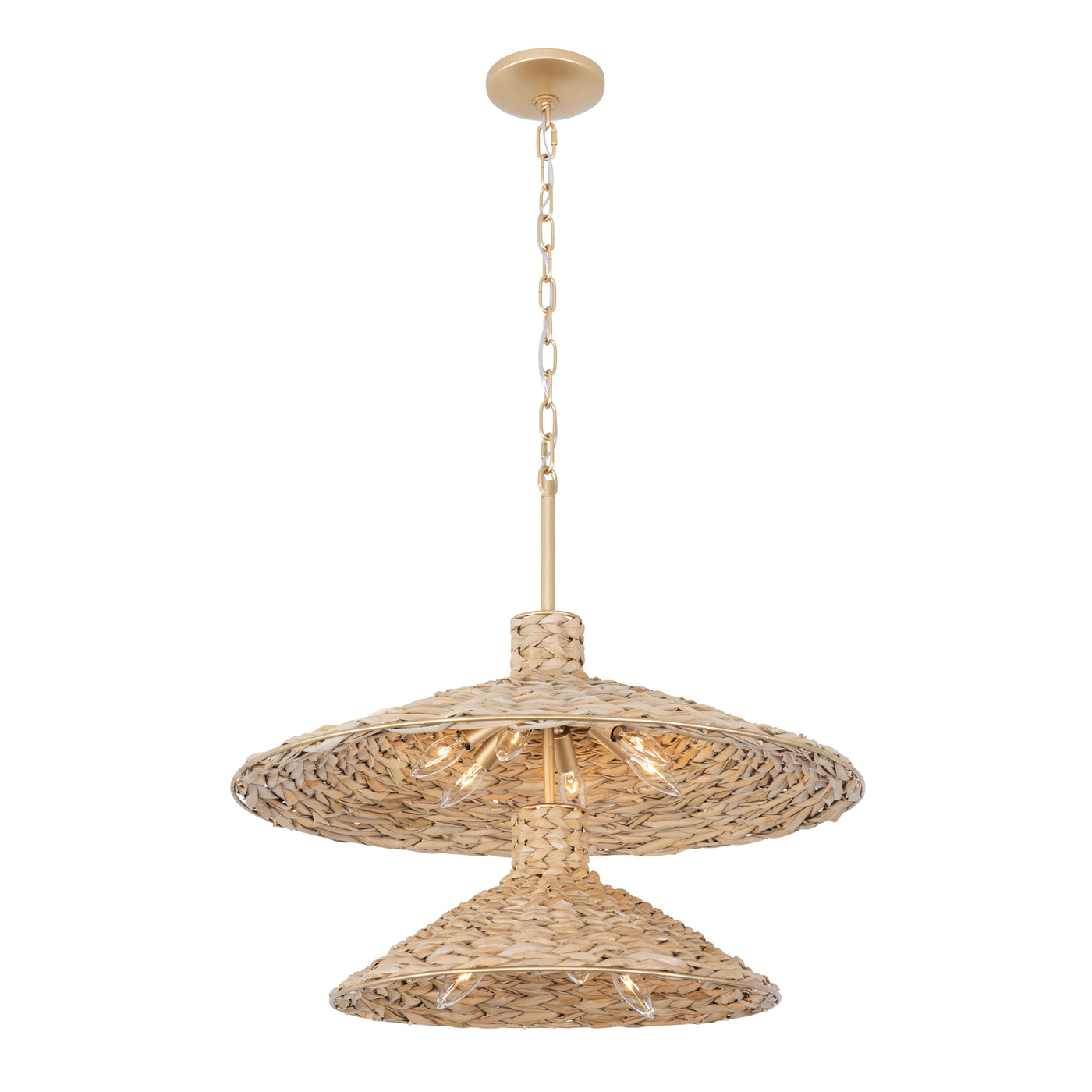 Hilton Head 9 Light 2-Tier Pendant