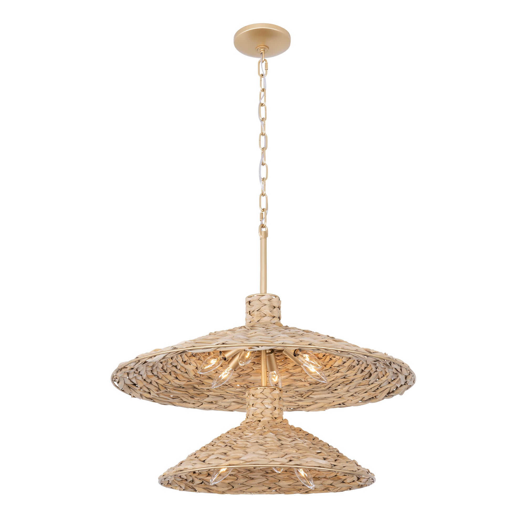 Hilton Head 9 Light 2-Tier Pendant