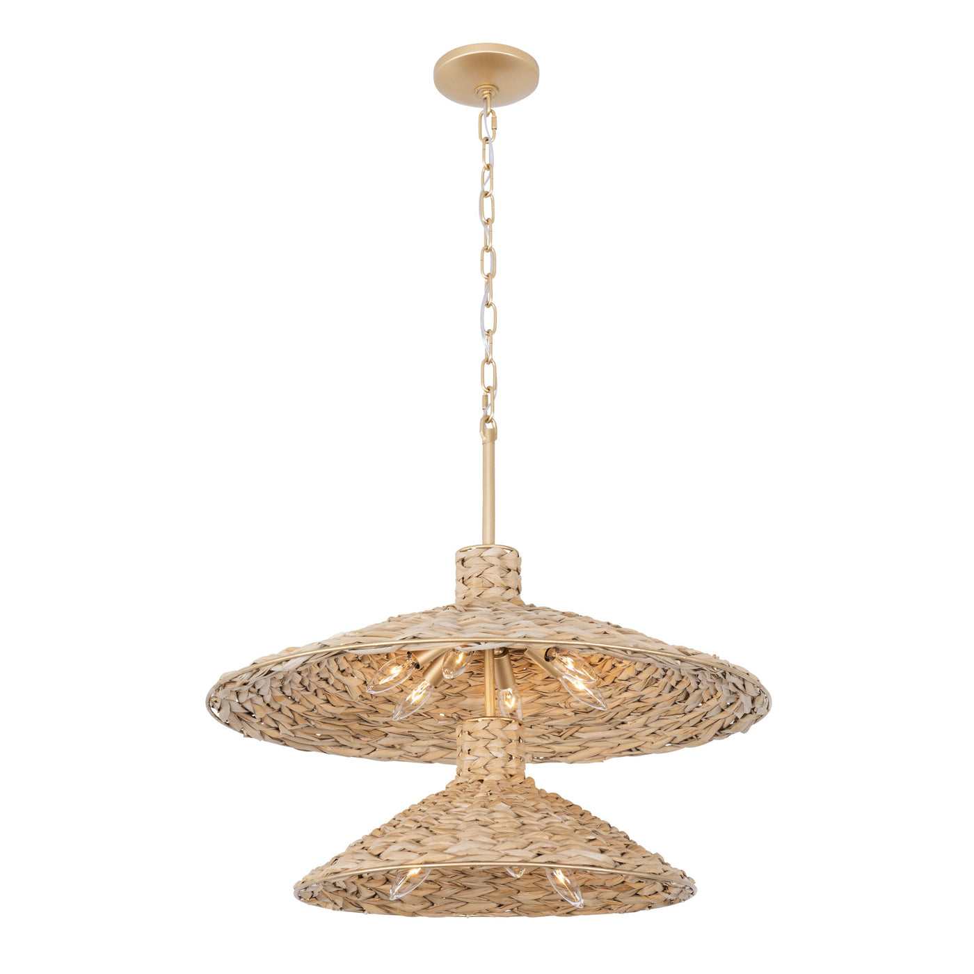 Hilton Head 9 Light 2-Tier Pendant