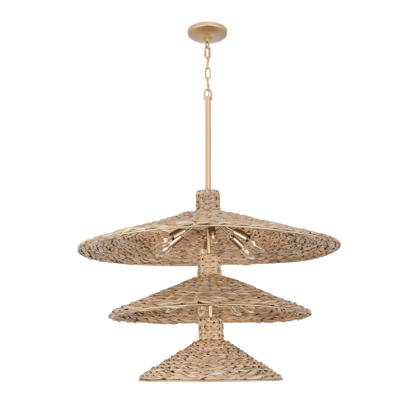 Hilton Head 15 Light 3-Tier Pendant