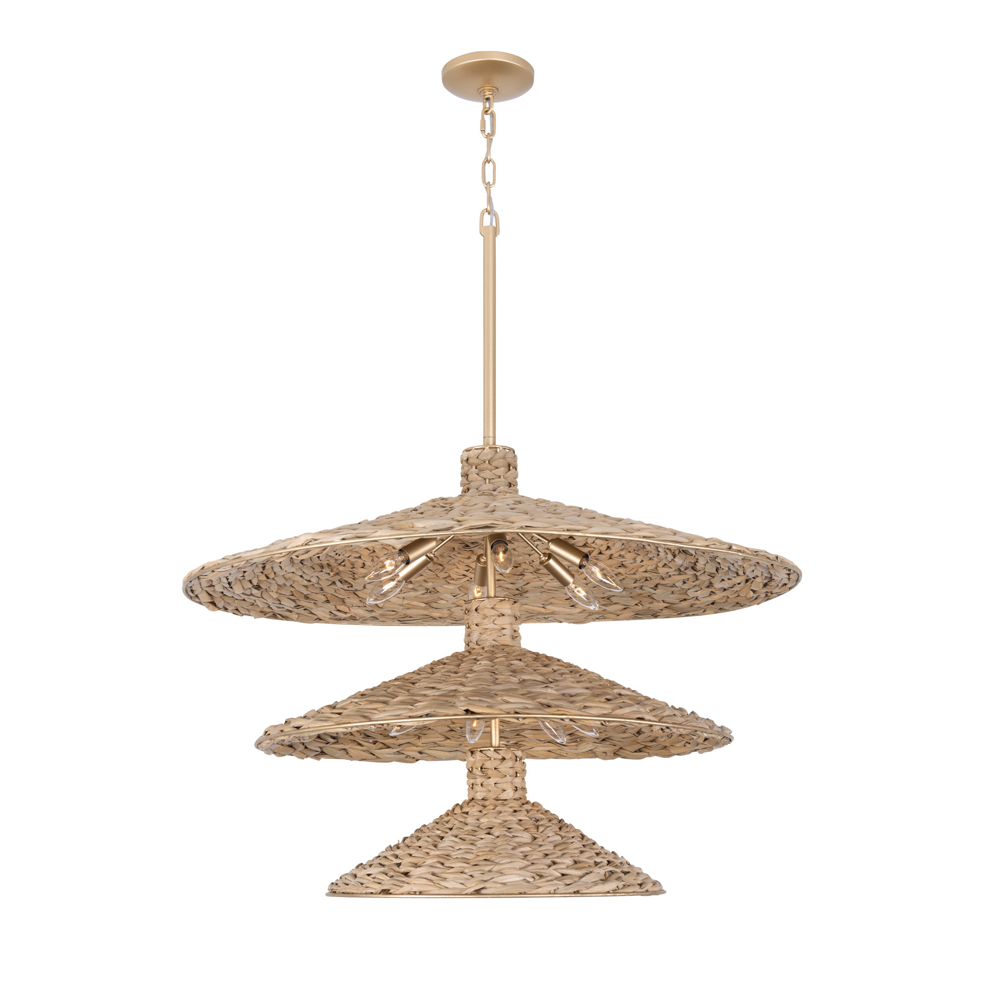 Hilton Head 15 Light 3-Tier Pendant