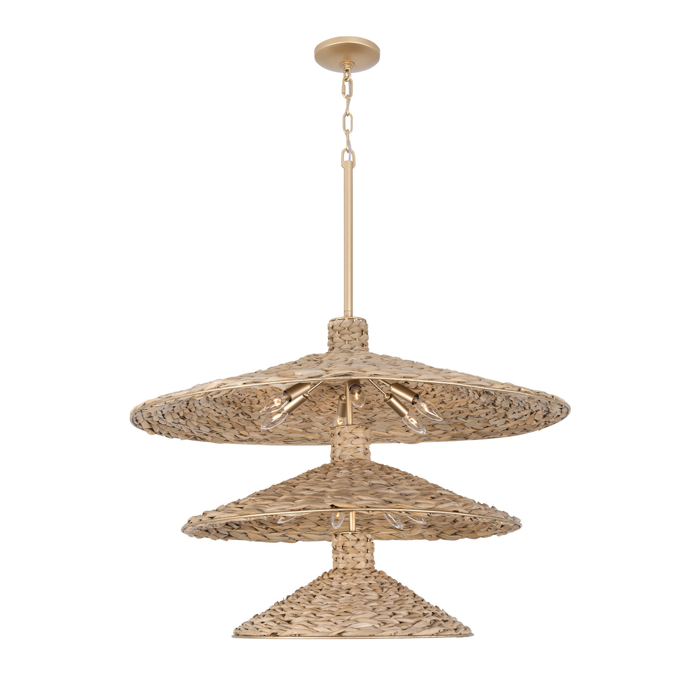 Hilton Head 15 Light 3-Tier Pendant