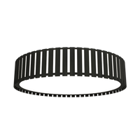 5.91'' Contemporary Slatted LED Accord Flush Mount Light