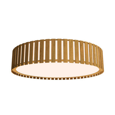 5.91'' Handcrafted Slatted LED Accord Flush Mount Light