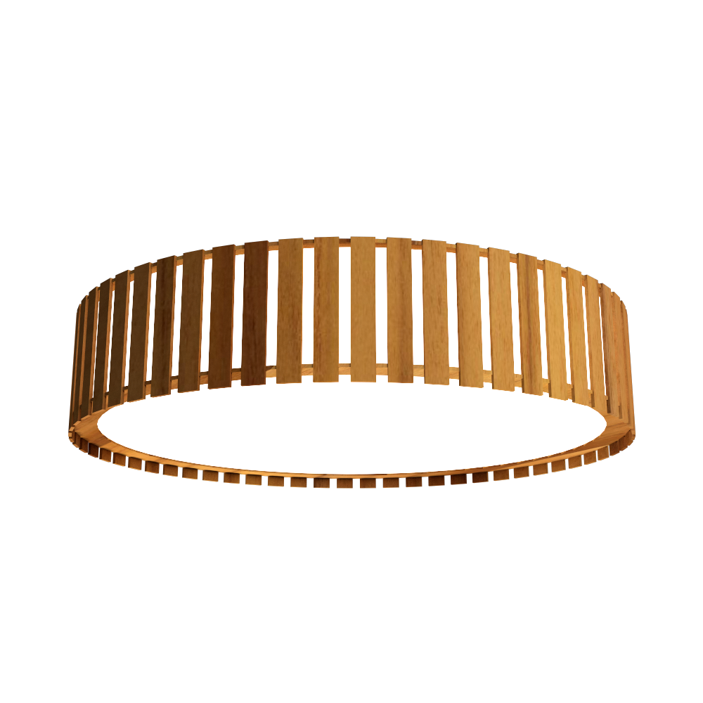 5.91'' Handcrafted Slatted LED Accord Flush Mount Light