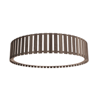 5.91'' Artisan Slatted LED Accord Flush Mount Light