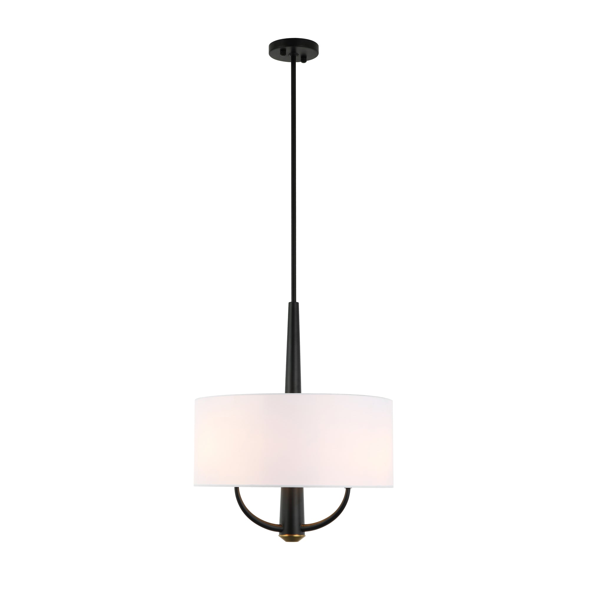 Patchwork 3 Light Satin Brass Pendant