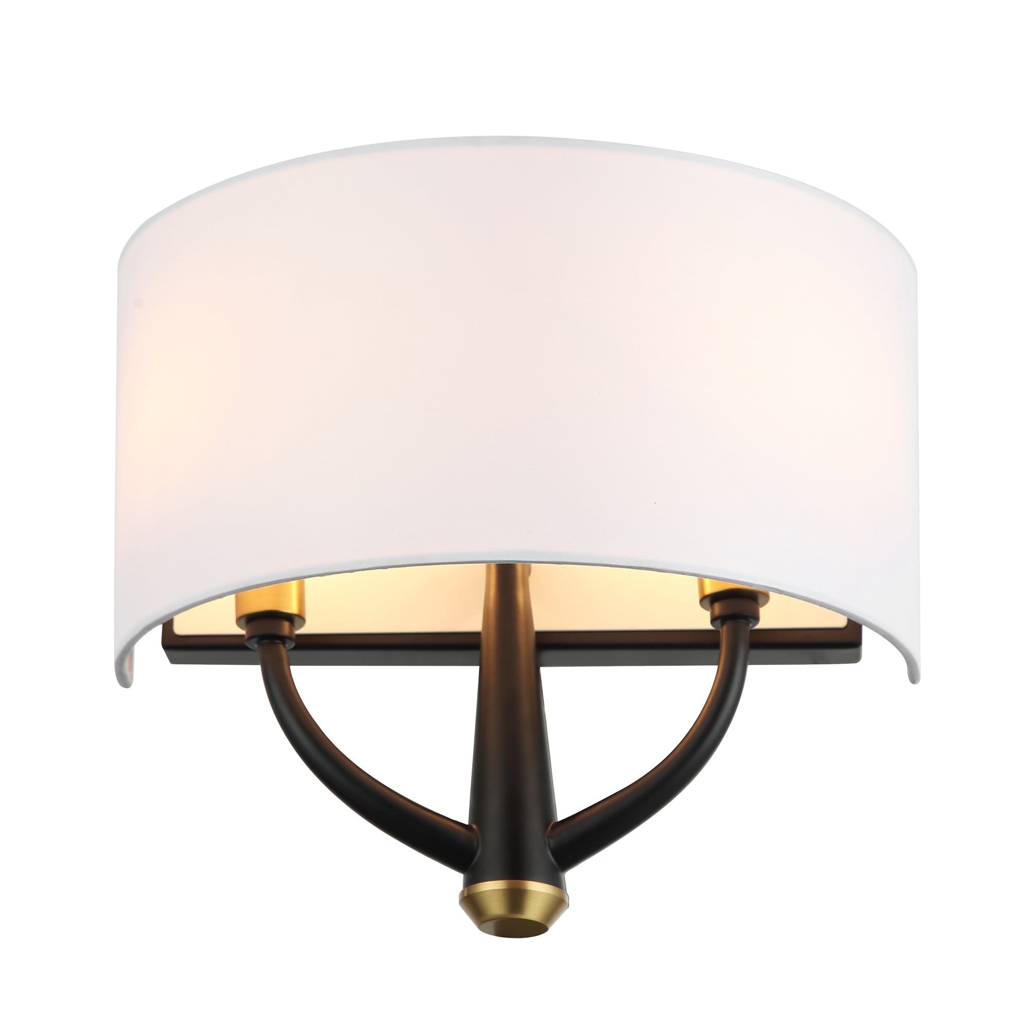 Patchwork 2 Light Satin Brass Wall Sconce