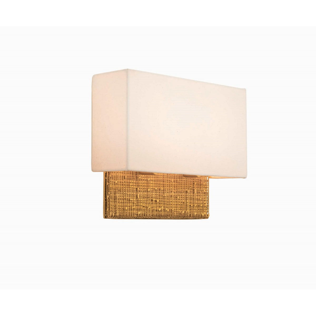 12'' Cestino 2 Light Gold Leaf Wall Sconce
