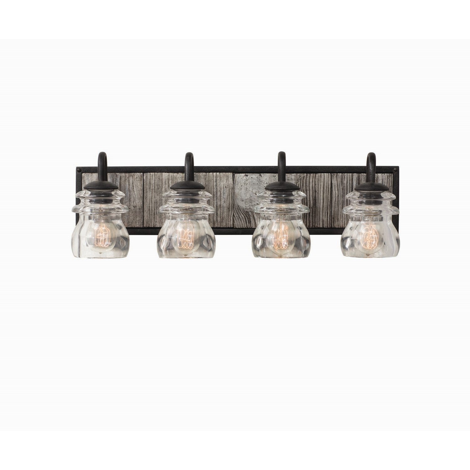 26'' Bainbridge 4 Light Black Iron Vanity Light