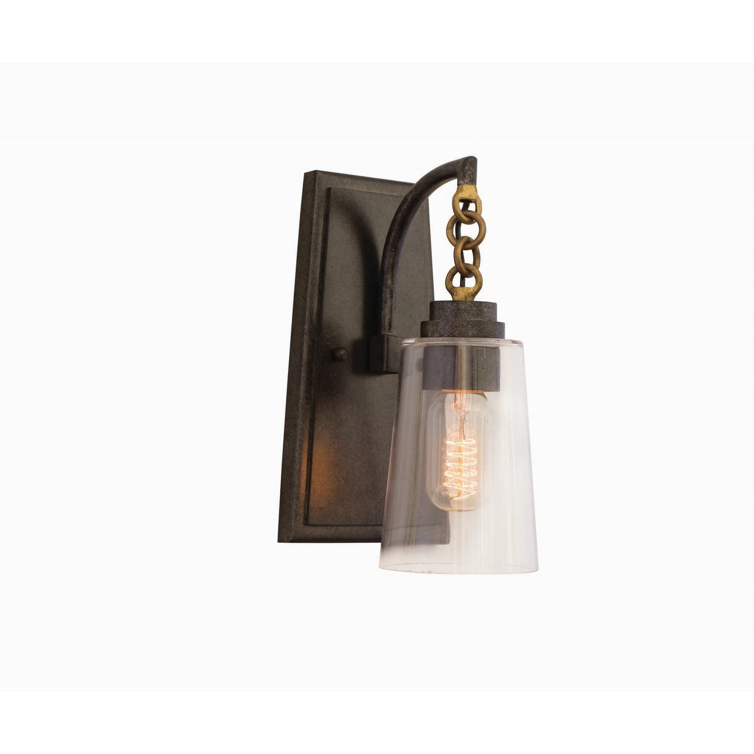 6'' Dillon 1 Light Milled Iron Wall Sconce