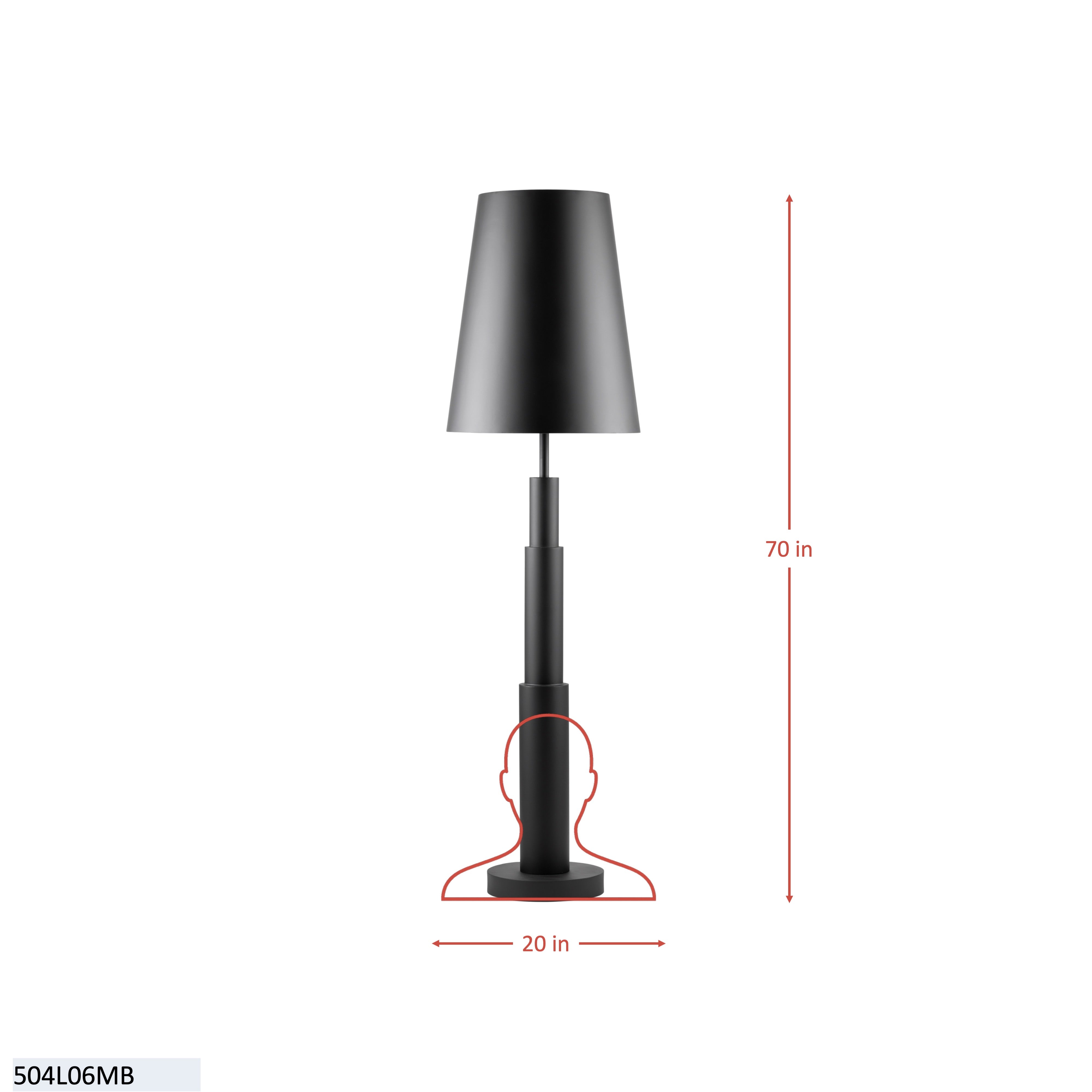 Giustino 6 Light Floor Lamp