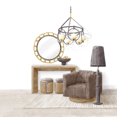 Giustino 6 Light Floor Lamp